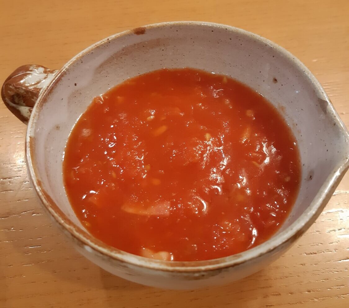写真：100％トマトスープ