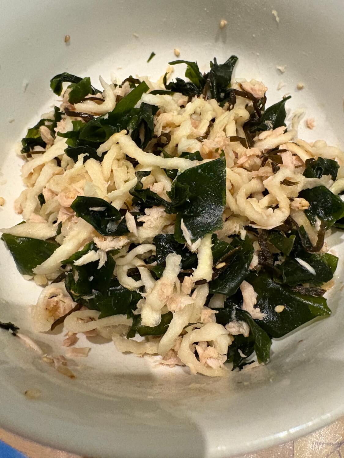 写真：切り干し大根の簡単和え物